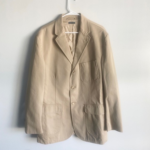 Polo Ralph Lauren Other - Polo Ralph Lauren Vintage Men's Tan Cotton Blazer Size XL